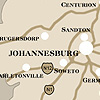 Map of Johannesburg